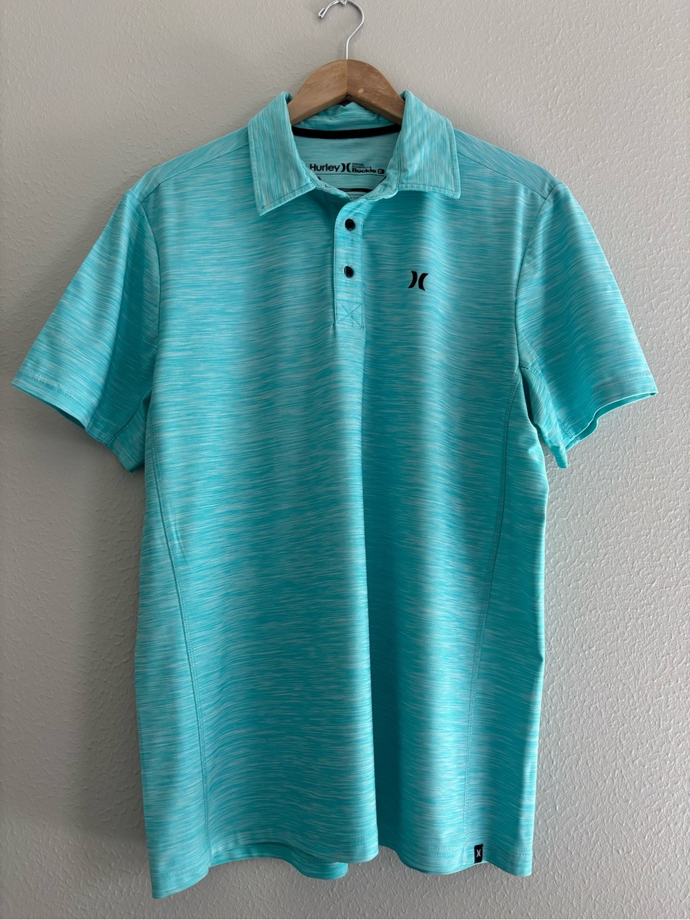 Hurley Men's Turquoise Heather Performance Polo